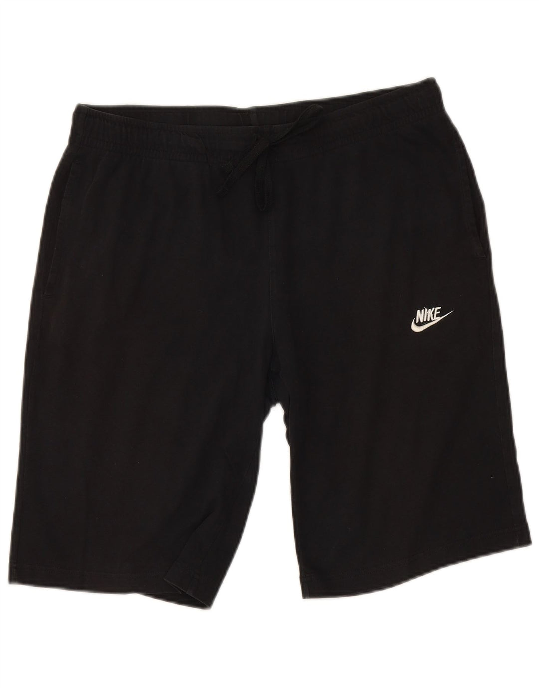 NIKE Mens Sport Shorts Large  Black Cotton