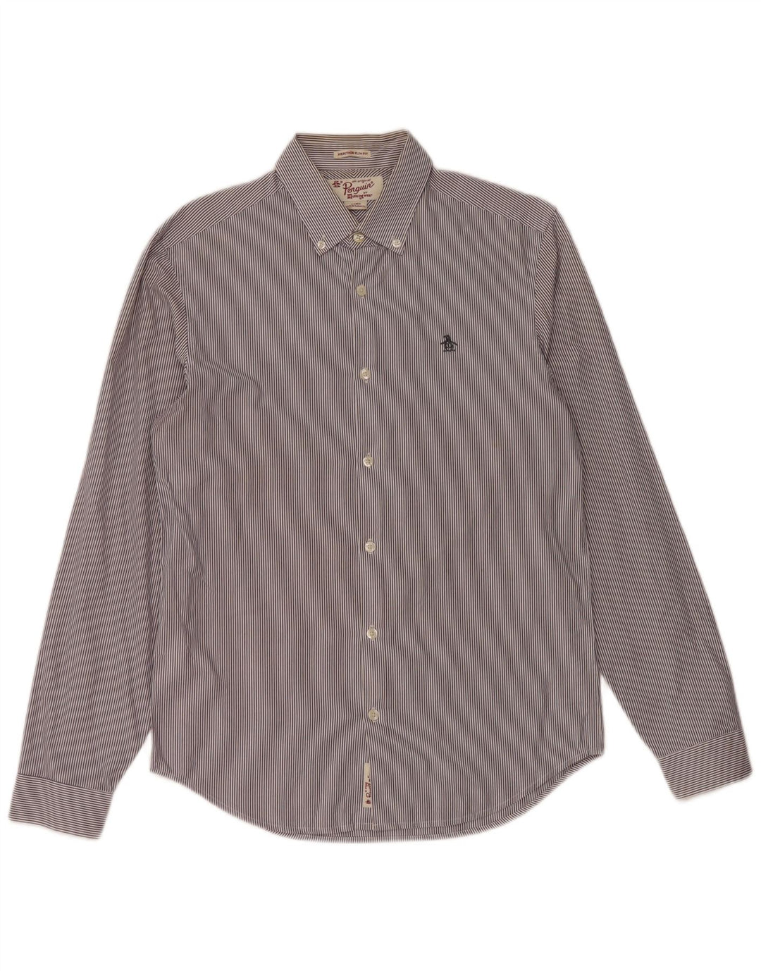 Cămașă pentru bărbați PENGUIN Heritage Slim Fit, bumbac cu dungi, albastru bleumarin