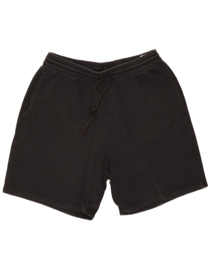 Pantaloni scurți sport pentru bărbați Adidas, mari, negru, bumbac
