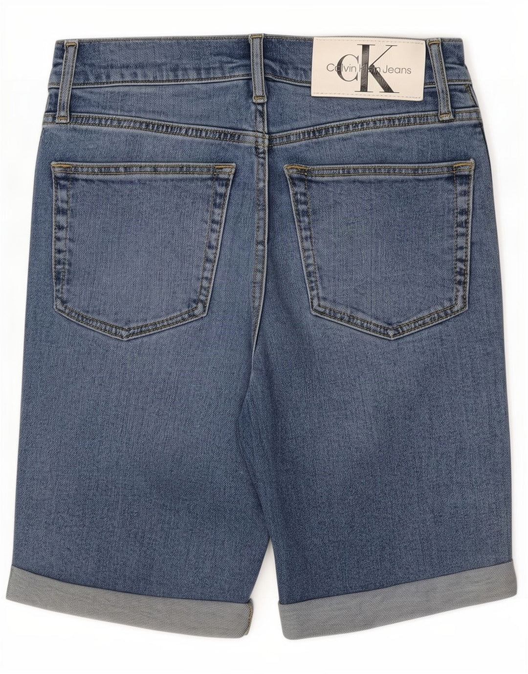 Pantaloni scurți din denim pentru bărbați Calvin Klein W28 Small Blue Bumbac