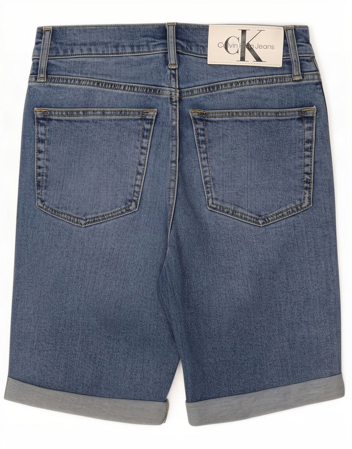 Pantaloni scurți din denim pentru bărbați Calvin Klein W28 Small Blue Bumbac