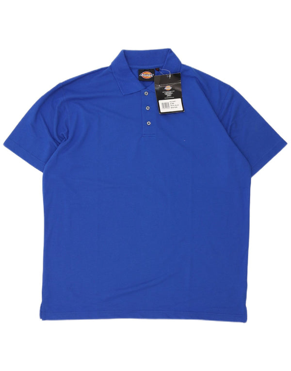 Tricou polo Dickies pentru bărbați XL, poliester albastru