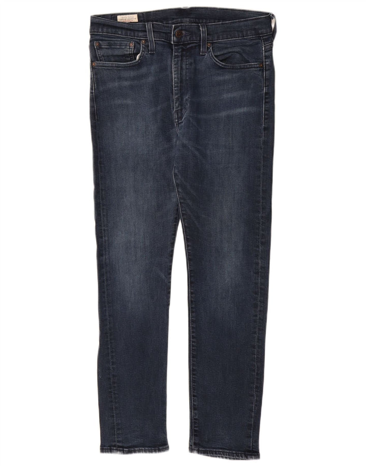 Blugi slim pentru bărbați LEVI'S W33 L30 bumbac bleumarin