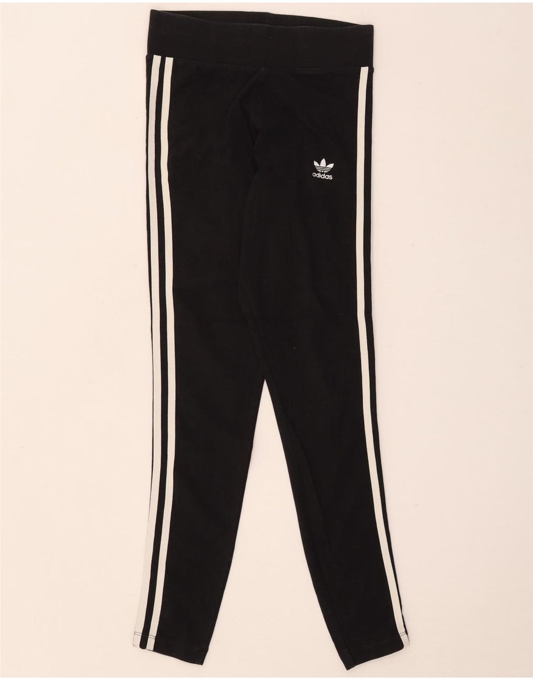 Leggings pentru femei Adidas UK 8 Small Black Bumbac