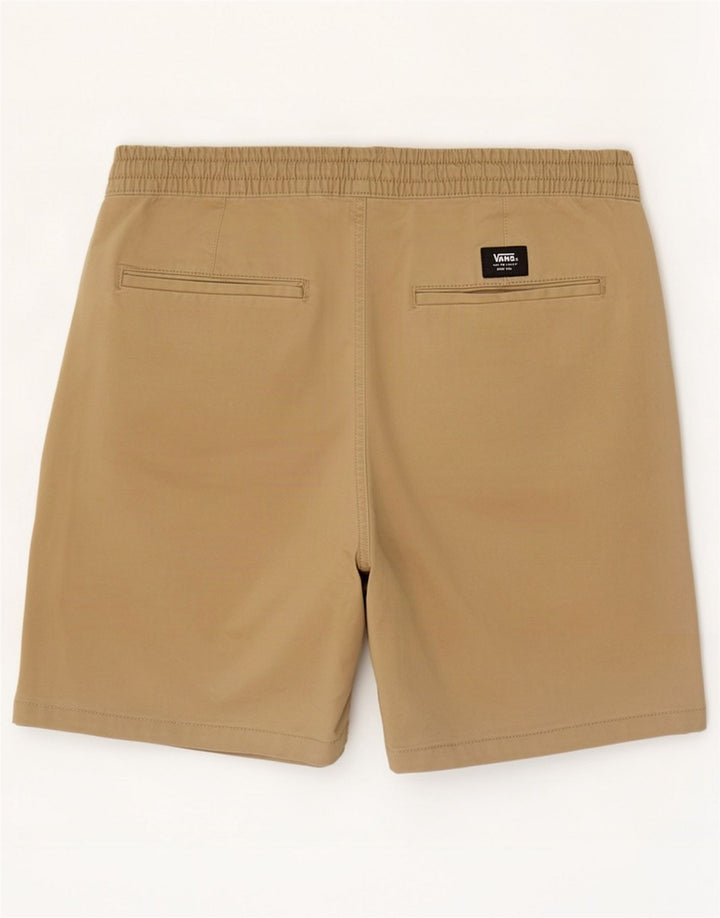 Vans Mens Chino Shorts Medium W32 Beige Bumbac