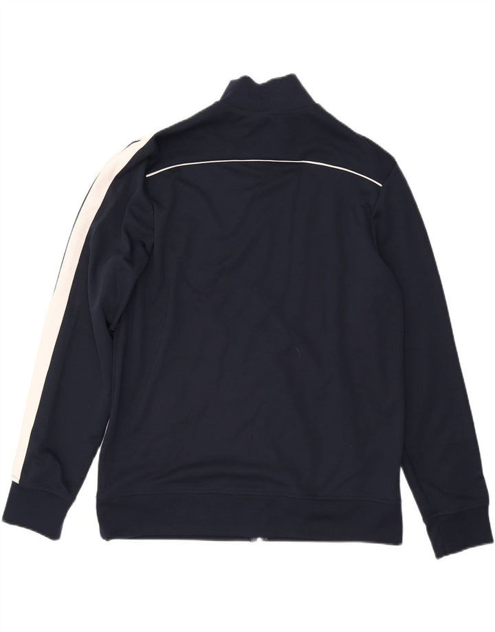 STARTER Mens Tracksuit Top Jacket Large Navy Blue Polyester Vintage Starter and Second-Hand Starter from Messina Hembry 