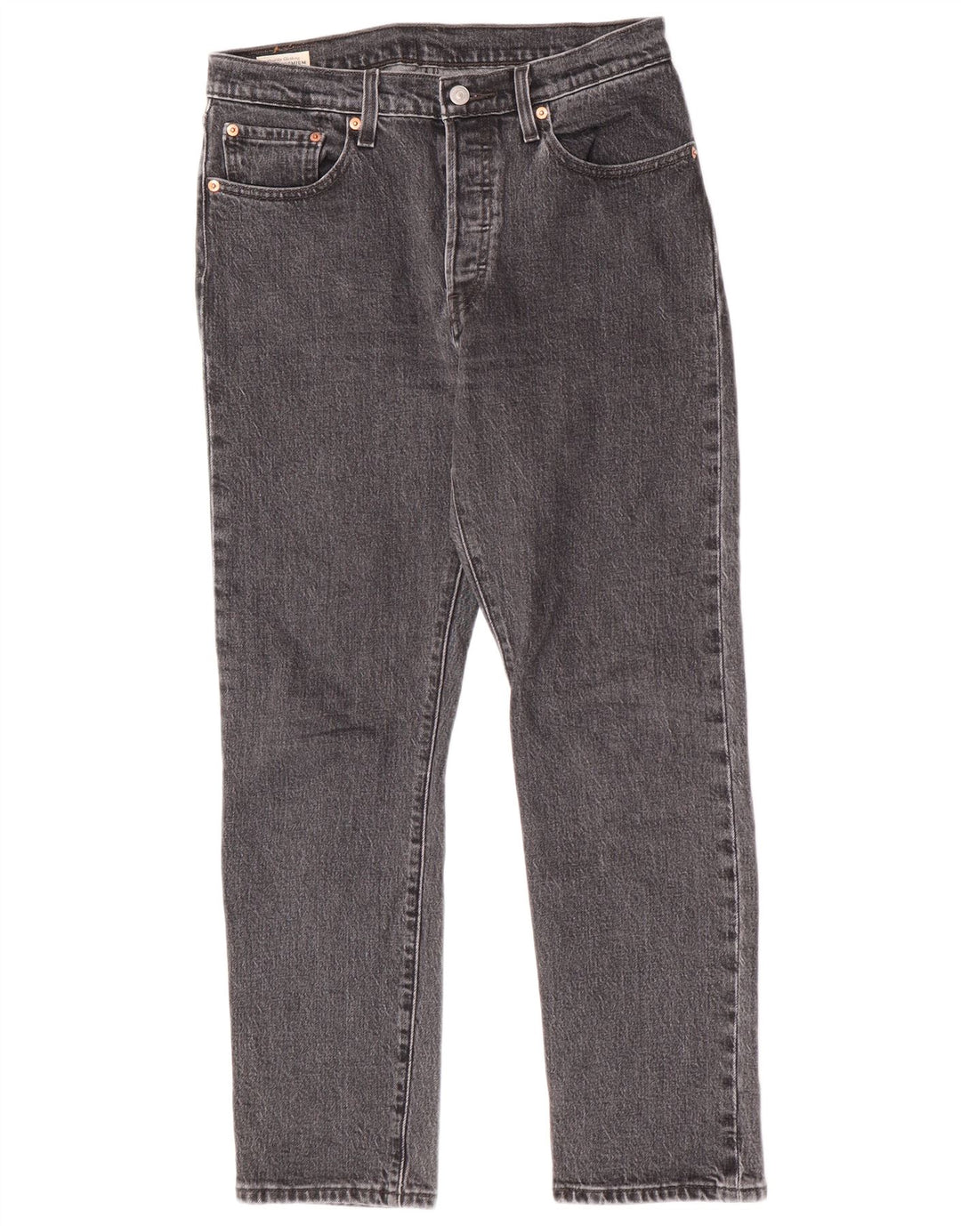 Blugi drepti 501 pentru femei Levi's W28 L28 bumbac gri