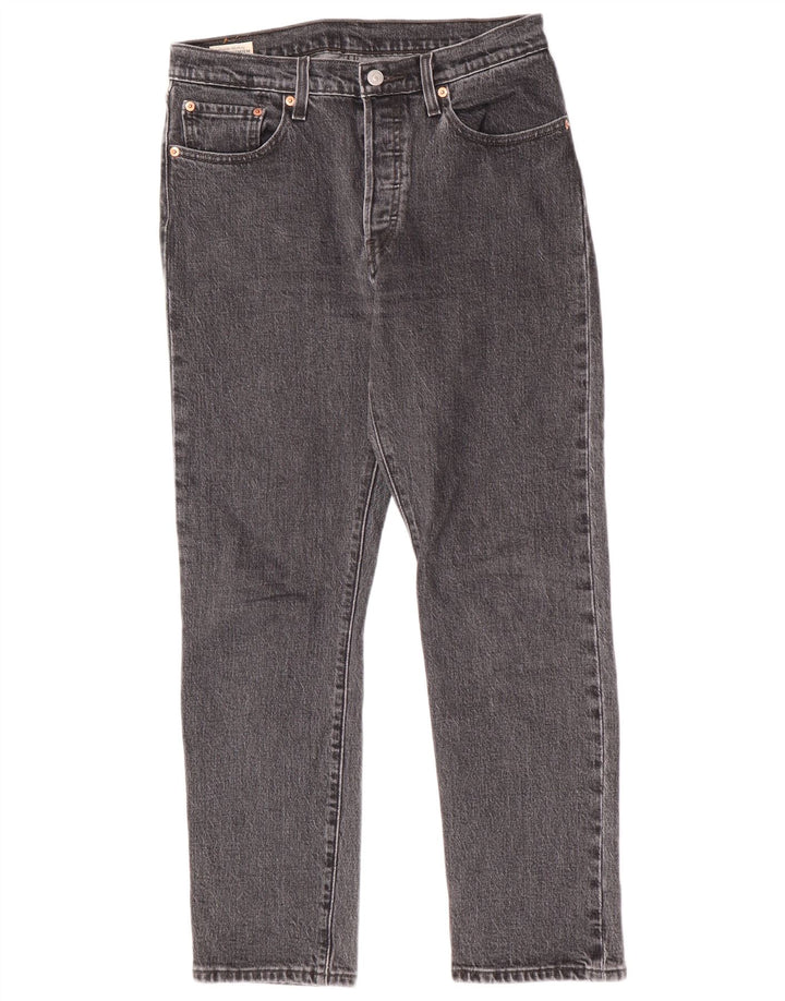 Blugi drepti 501 pentru femei Levi's W28 L28 bumbac gri
