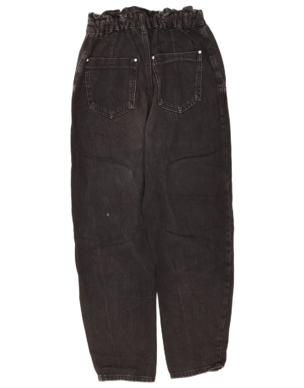 Blugi conici pentru femei Zara EU 34 2XS L24 L24 Bumbac negru