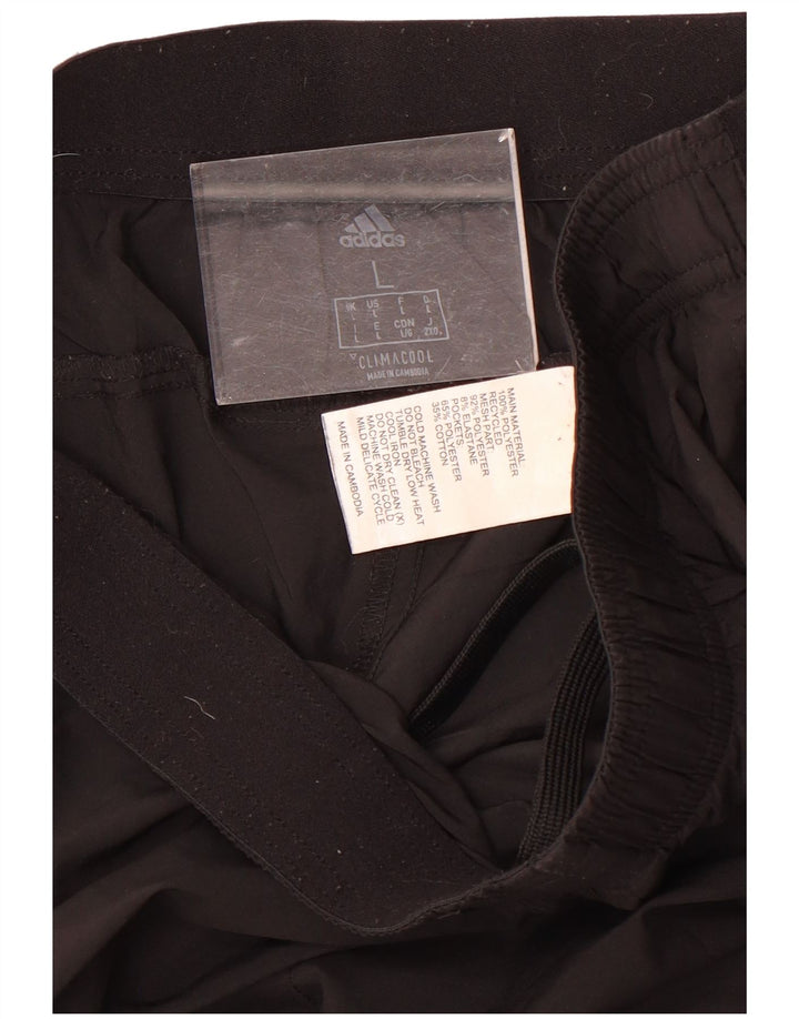 Pantaloni de trening Adidas Climacool pentru bărbați Joggeri mari, negru, poliester