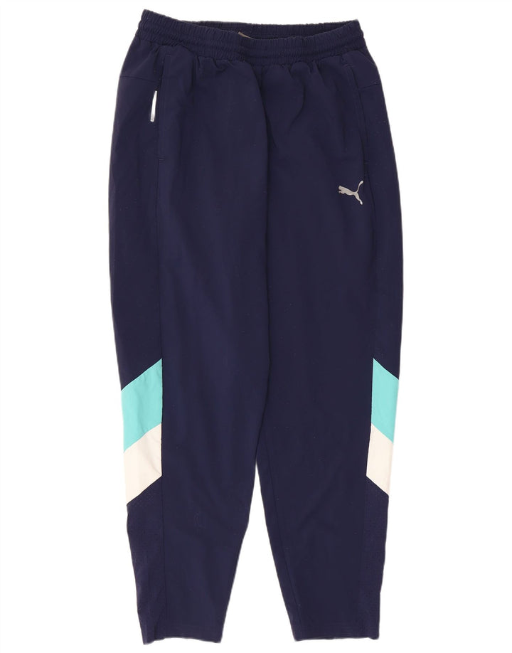 Pantaloni de trening Puma pentru bărbați, mari, bleumarin, poliester color bloc