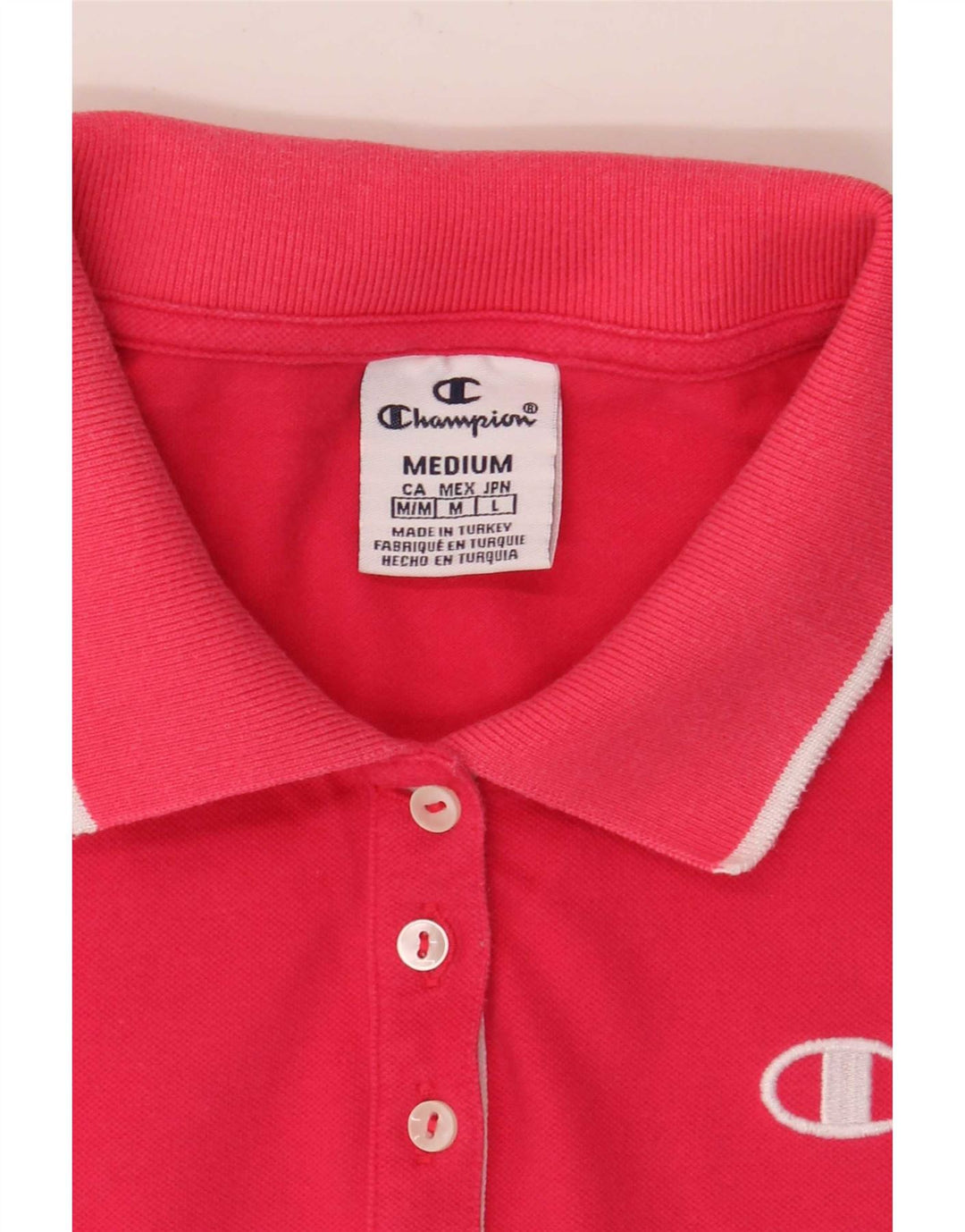 Tricou polo Champion pentru femei UK 12 Roz mediu