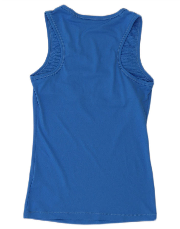 Vest Top pentru femei Nike UK 8 Small Blue Poliester