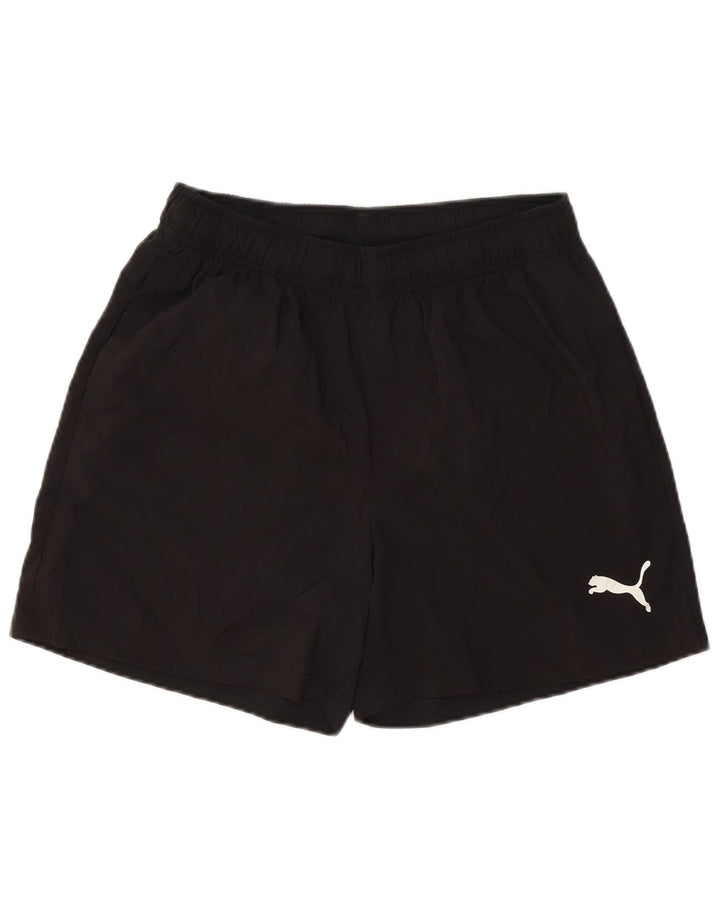 Pantaloni scurți sport Puma pentru bărbați, poliester mediu negru