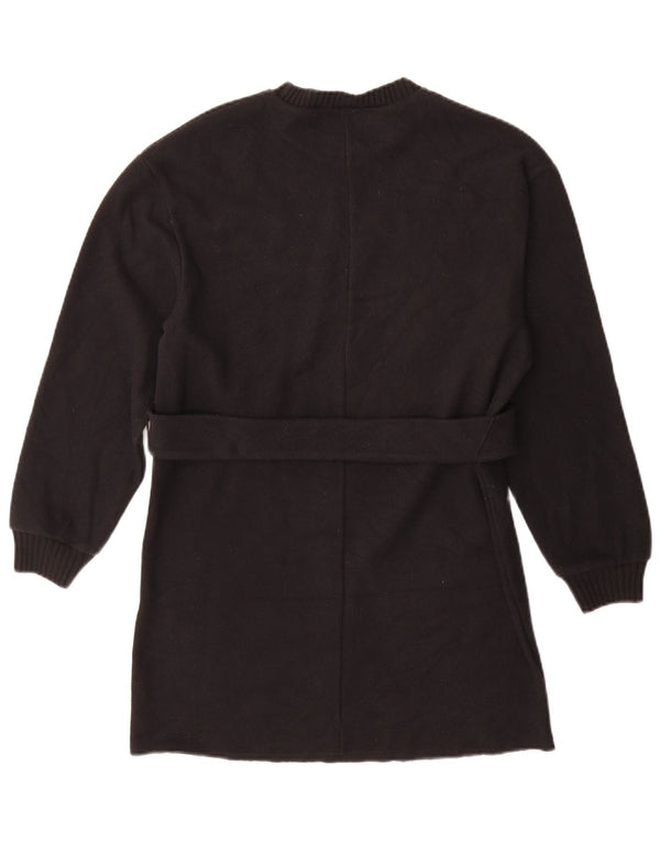 Rochie cu mânecă lungă pentru femei Zara UK 10 Poliester negru mic