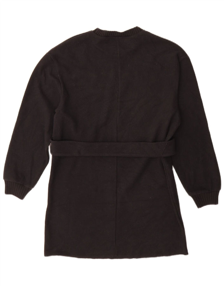 Rochie cu mânecă lungă pentru femei Zara UK 10 Poliester negru mic