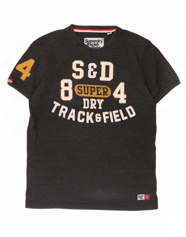 Tricou grafic pentru bărbați Superdry Top mare bumbac gri
