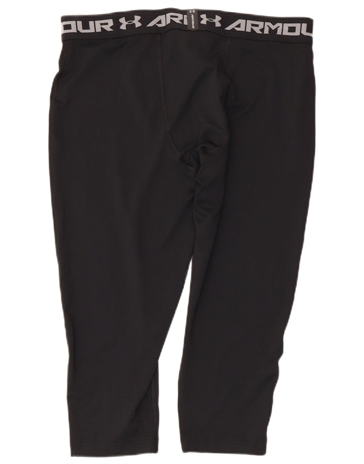 Legging Capri cu grafică Under Armour pentru bărbați, poliester negru 2XL