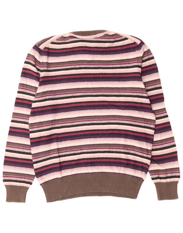 SERGIO TACCHINI Pulover pentru femei cu decolteu în V UK 14 Medium Multicolor