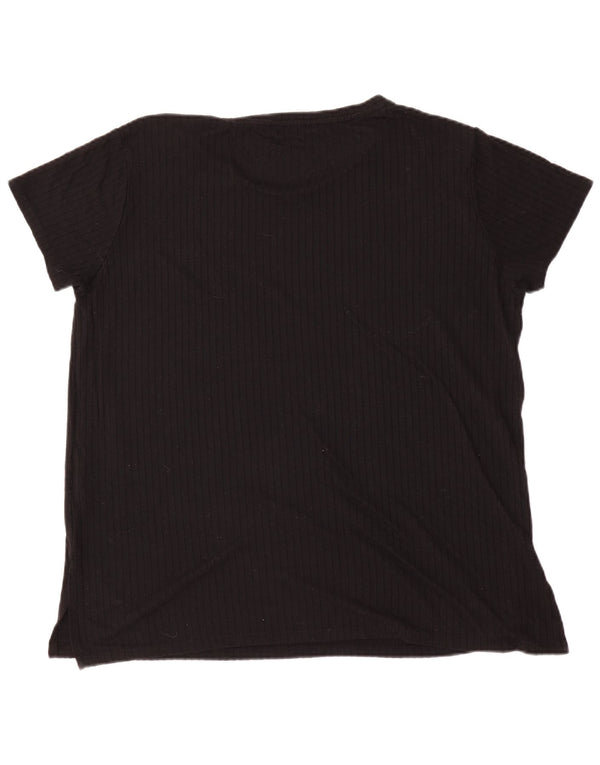 Marks & Spencer Tricou pentru femei Top UK 18 XL Viscoză neagră