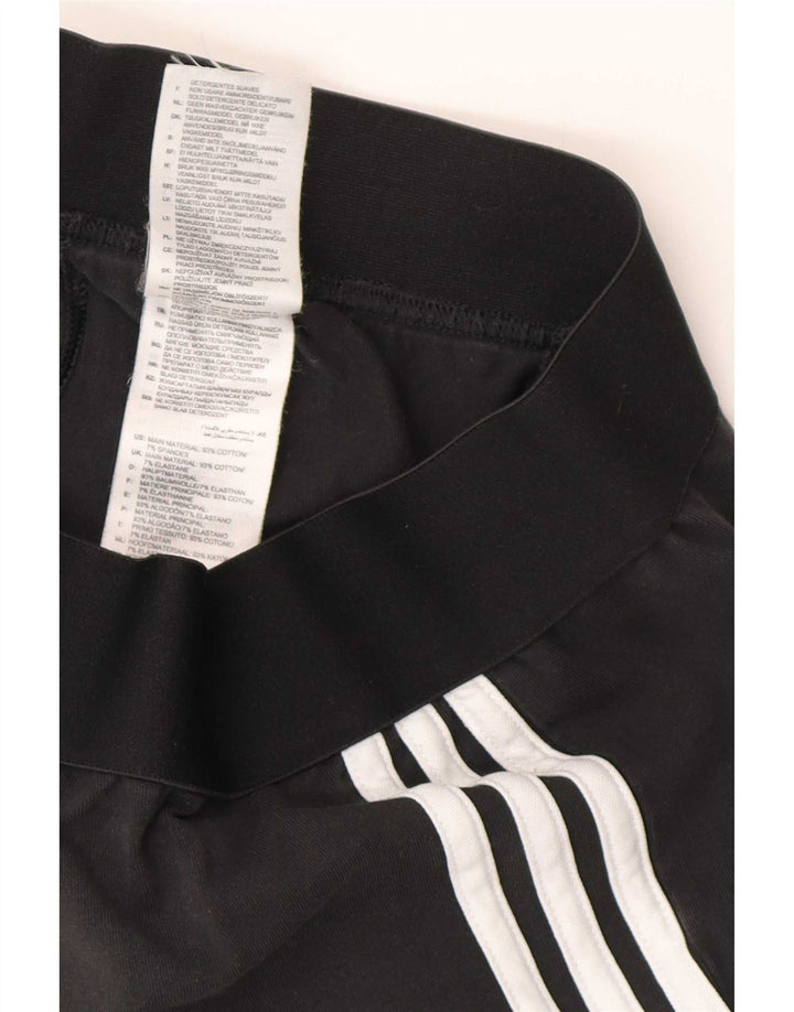 Leggings pentru femei Adidas UK 12/14 bumbac mediu negru