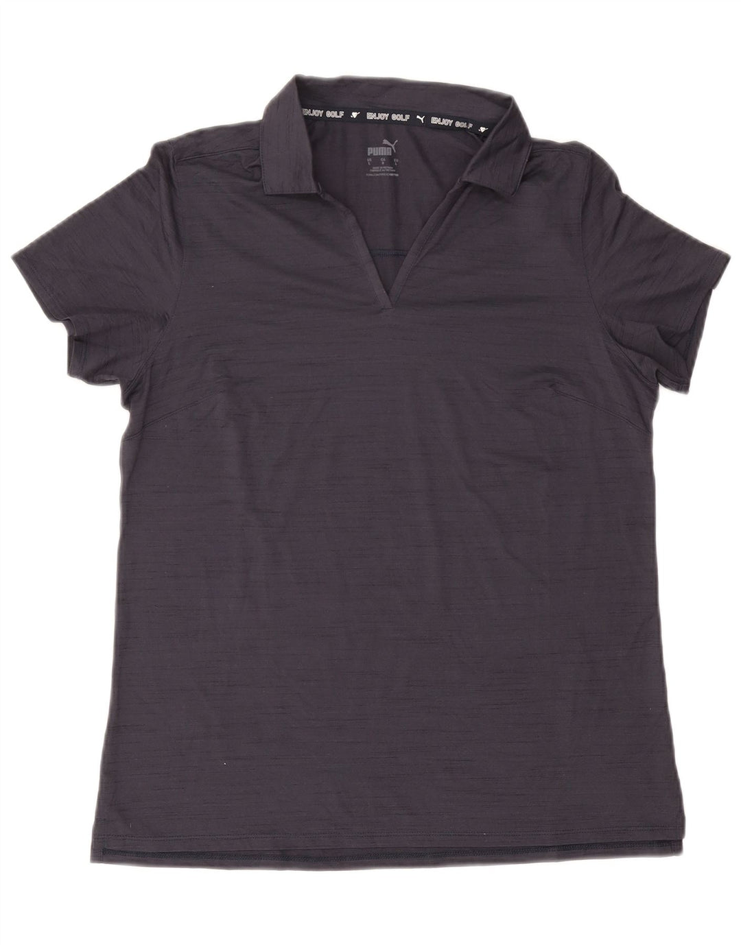 Tricou polo PUMA pentru femei UK 14, mare, albastru marin, poliester cu pături