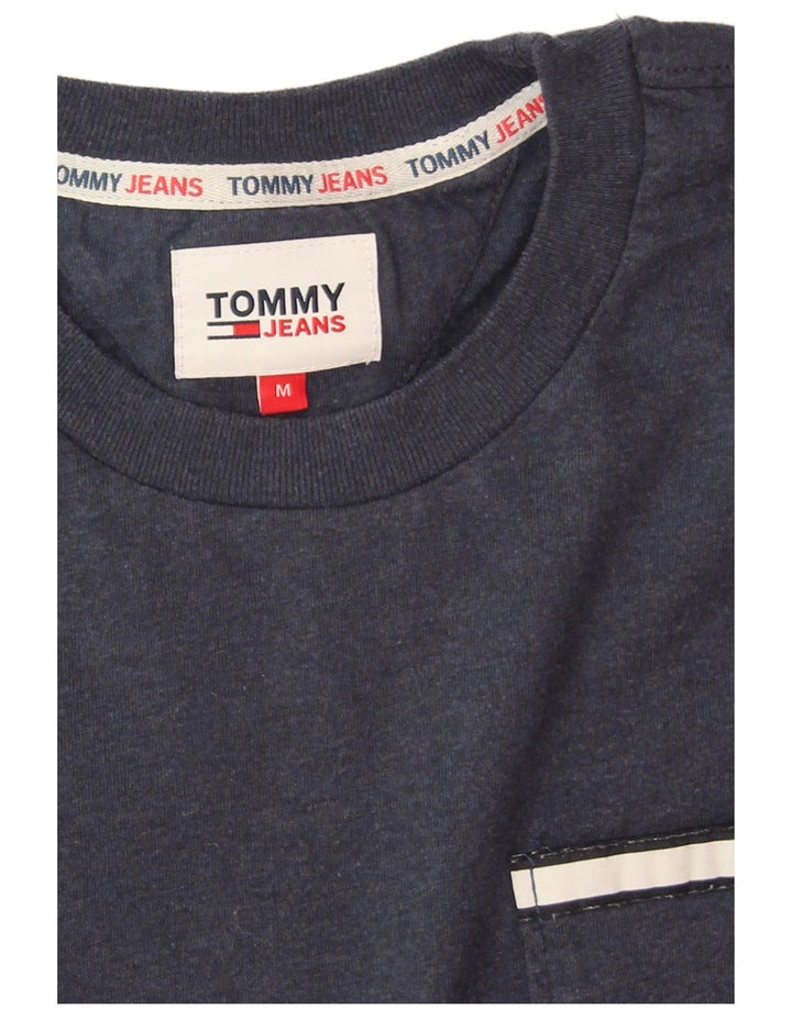 Tricou pentru bărbați Tommy Hilfiger Top mediu din bumbac bleumarin