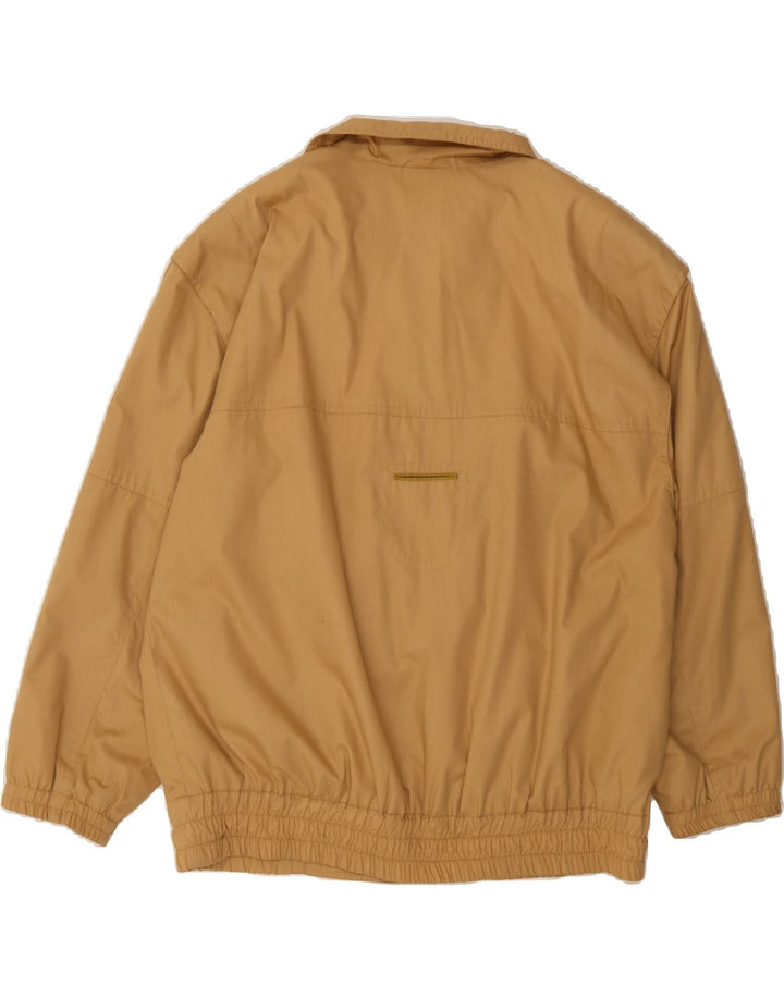 VINTAGE Womens Bomber Jacket UK 18 XL Beige Polyester Vintage Vintage and Second-Hand Vintage from Messina Hembry 