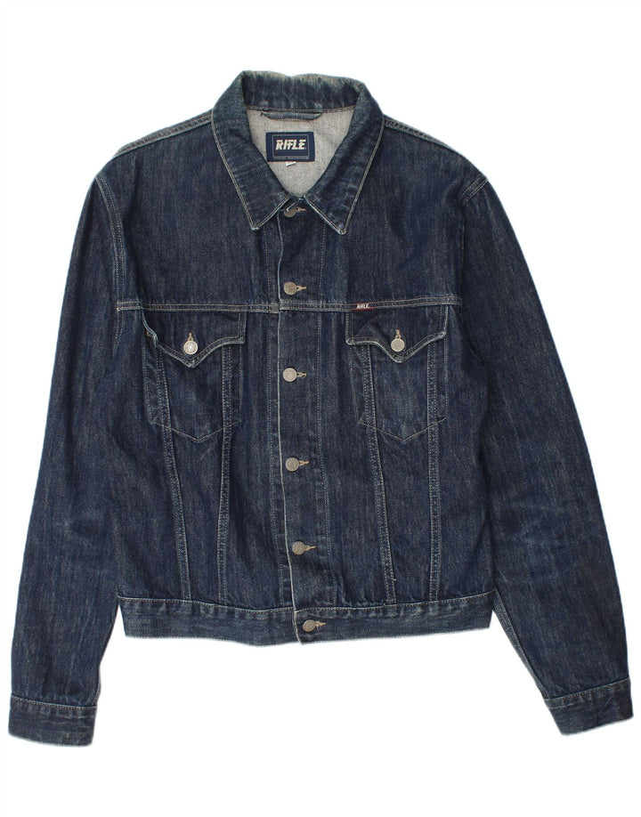 Jachetă de blugi pentru femei RIFLE UK 18 XL, bumbac bleumarin