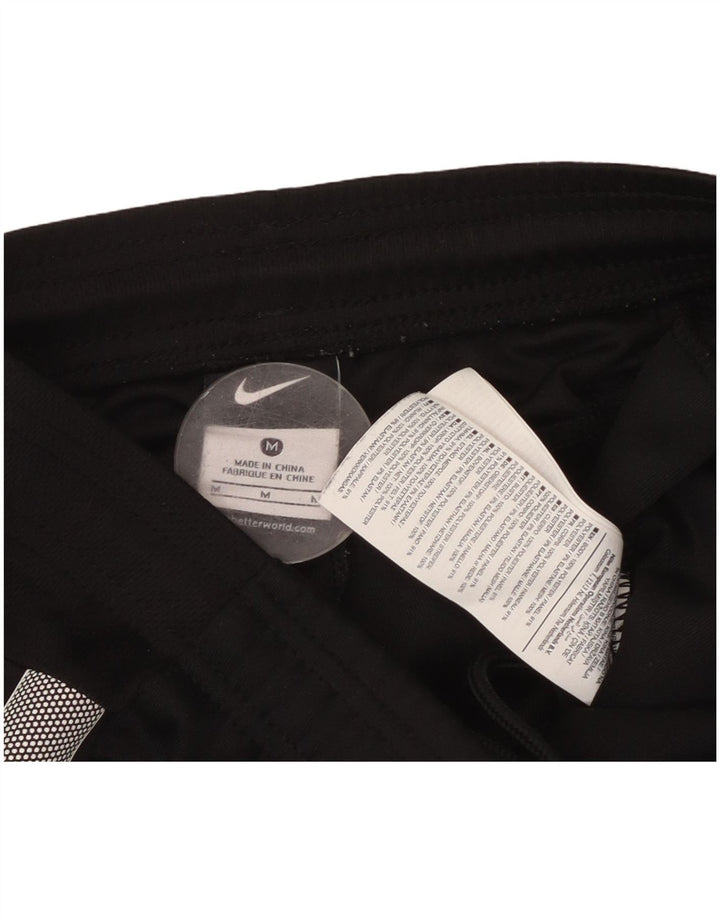Pantaloni de trening NIKE pentru femei UK 14 Medium Black Colorblock Poliester