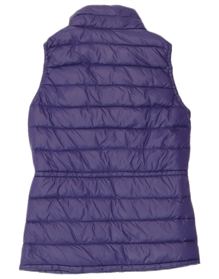 BENETTON Gilet căptușit pentru femei UK 10 Small Violet Poliamidă