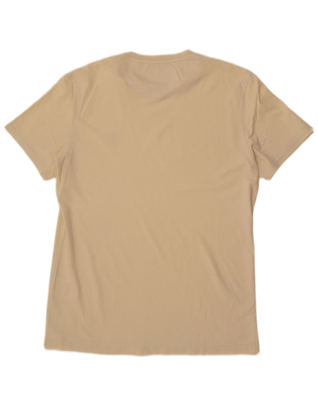 Tricou pentru bărbați Lyle & Scott Top mare, bej, bumbac