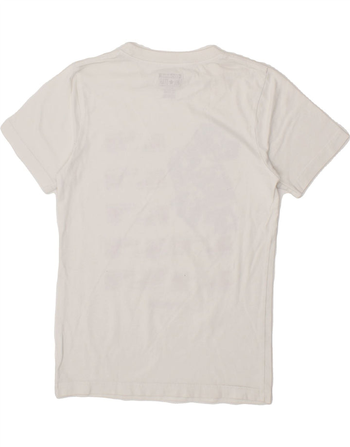 CONVERSE Boys Graphic T-Shirt Top 10-11 Years Medium  White Vintage Converse and Second-Hand Converse from Messina Hembry 