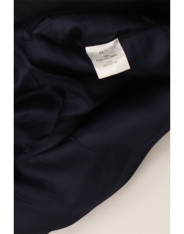Pardesiu vintage pentru bărbați UK 42 XL Lână bleumarin