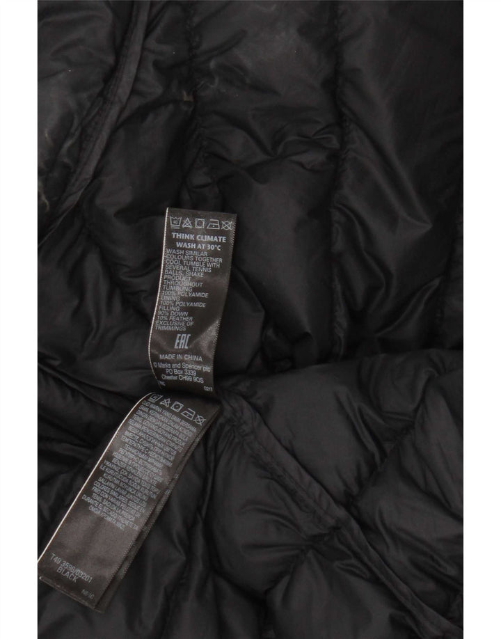 Gilet căptușit pentru femei Marks & Spencer UK 20 2XL Poliamidă neagră