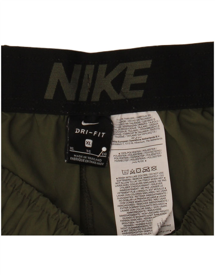 Pantaloni scurți sport Nike Dri Fit Graphic pentru bărbați XL Kaki Poliester