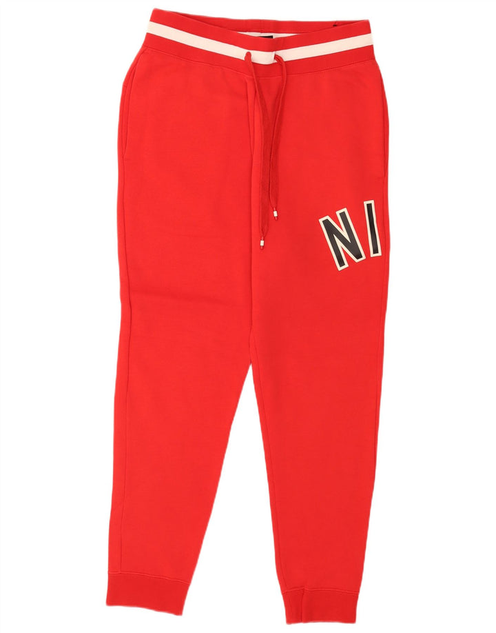 Pantaloni de trening grafic Nike pentru bărbați Pantaloni de jogging, roșu mediu, bumbac color bloc