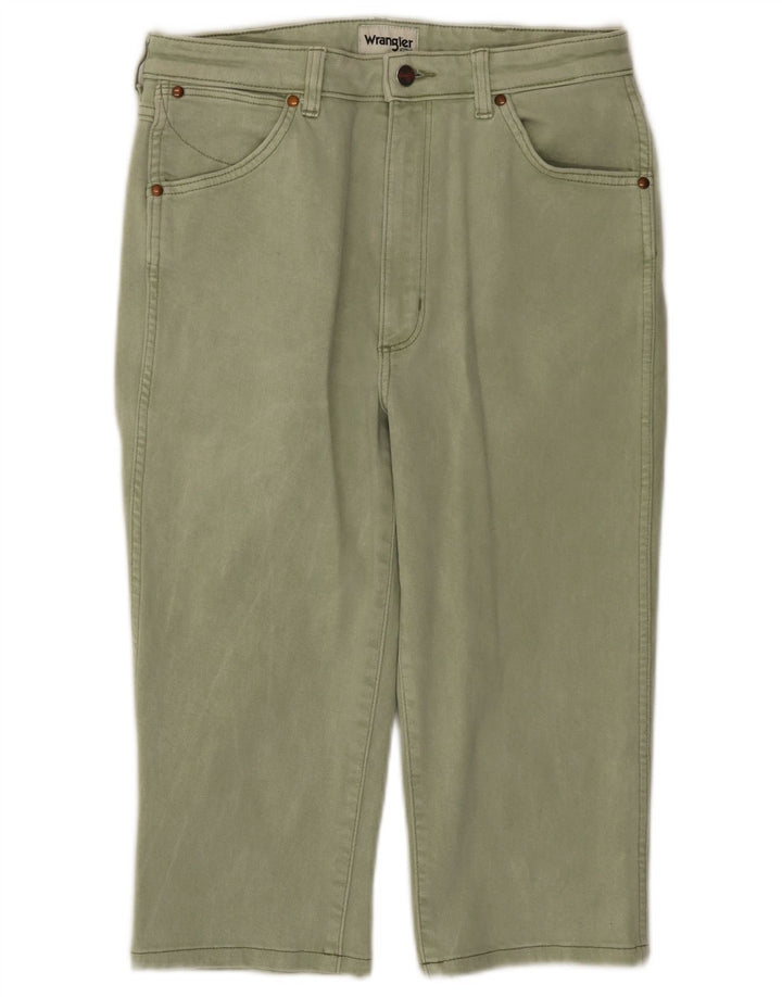 WRANGLER Pantaloni drepti casual pentru femei W30 L27 bumbac verde