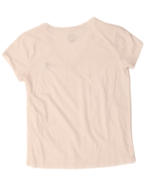 Tricou Polo Ralph Lauren pentru femei Top UK 6 XS Bumbac alb