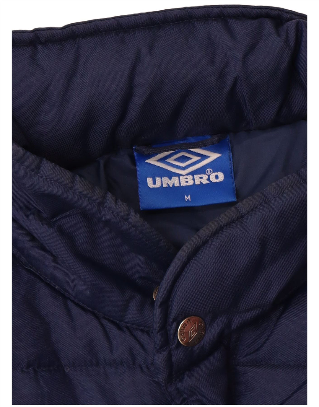Jachetă căptușită cu grafică pentru bărbați UMBRO UK 38 Nailon mediu bleumarin