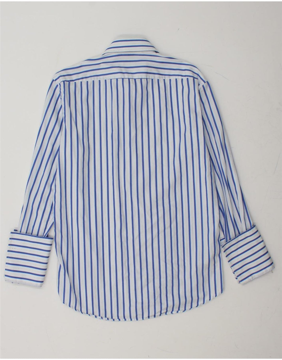 Cămașă formală pentru bărbați HUGO BOSS Mărimea 38 15 Bumbac cu dungi albastre medii