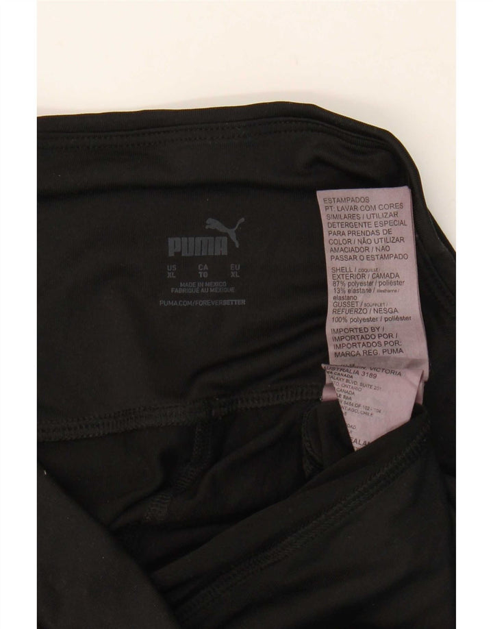 Leggings grafic Puma pentru femei UK 18 XL poliester negru