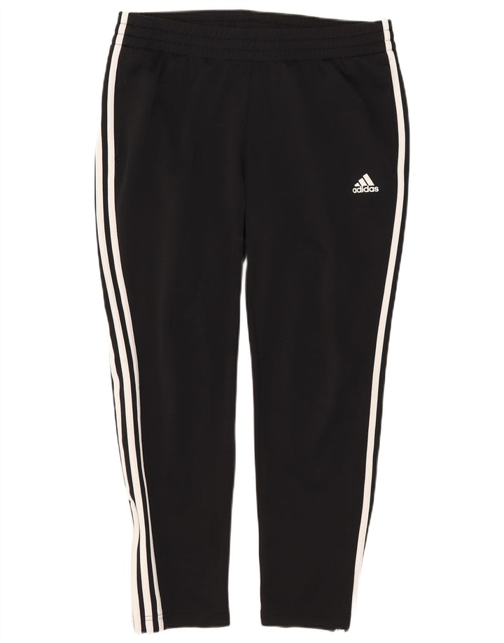 Pantaloni de trening Adidas pentru femei Marea Britanie 16/18 Poliester negru mare