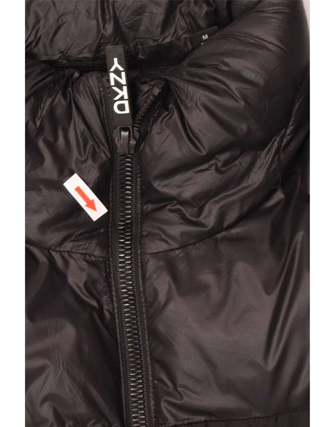 Jachetă căptușită cu grafică pentru bărbați Dkny UK 38 Medium Black Colorblock Nylon