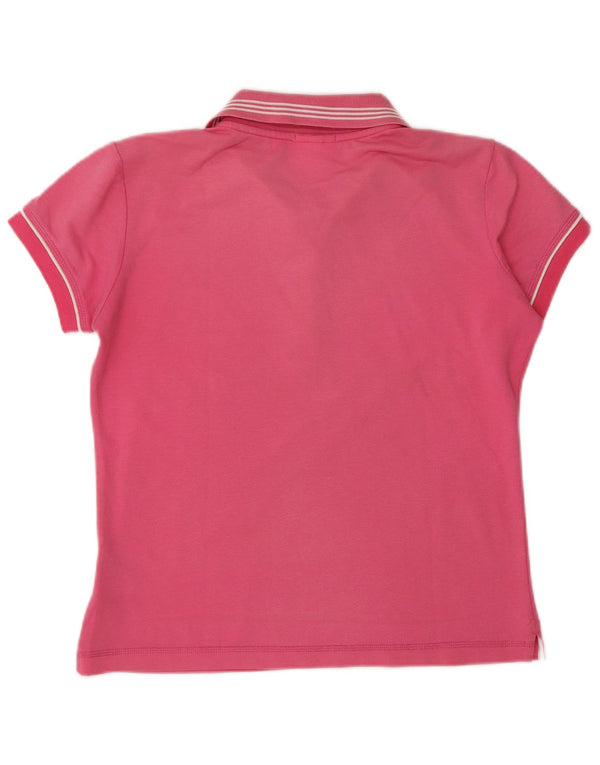 Tricou polo Champion pentru femei Heritage Fit UK 14, bumbac roz mediu