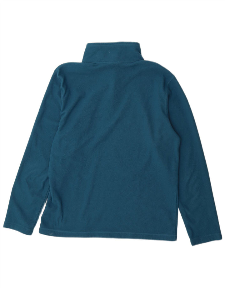 Pulover pentru bărbați The North Face, cu fermoar și gât, poliester mare, albastru