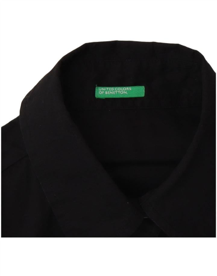 Cămașă Benetton pentru femei UK 12 Medium Black