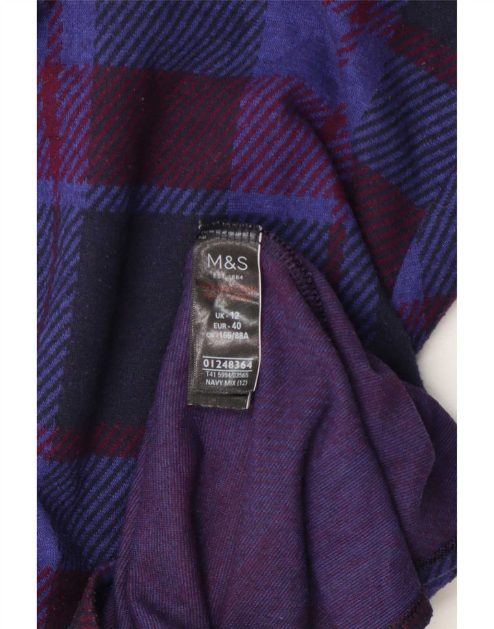 Bluză cu mânecă lungă pentru femei Marks & Spencer UK 12 Mediu, bleumarin, caroserie