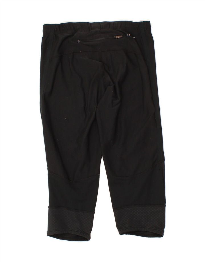 NIKE Womens Dri Fit Capri Tracksuit Trousers UK 10 Small  Black Polyester Vintage Nike and Second-Hand Nike from Messina Hembry 