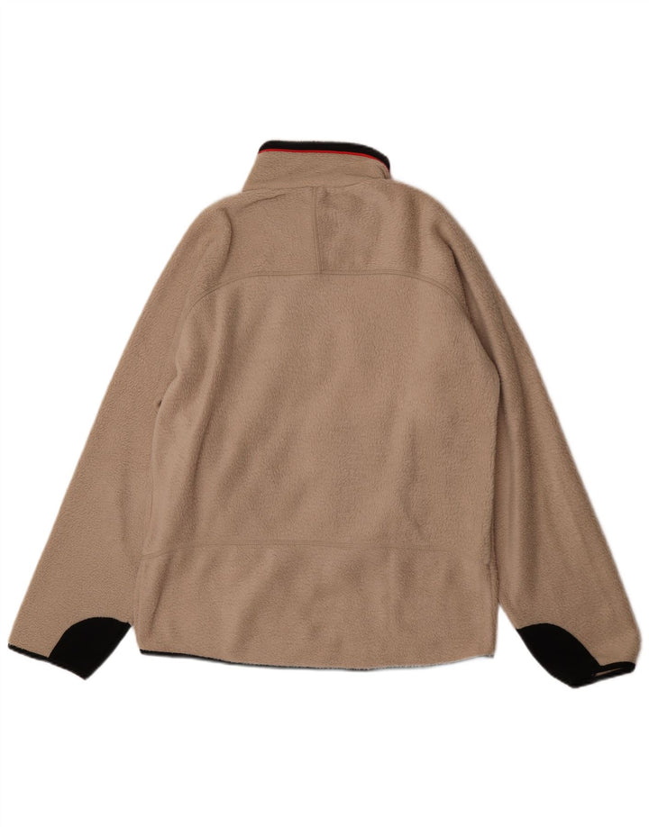 Jachetă fleece pentru bărbați Fila UK 40, mare, bej, poliester